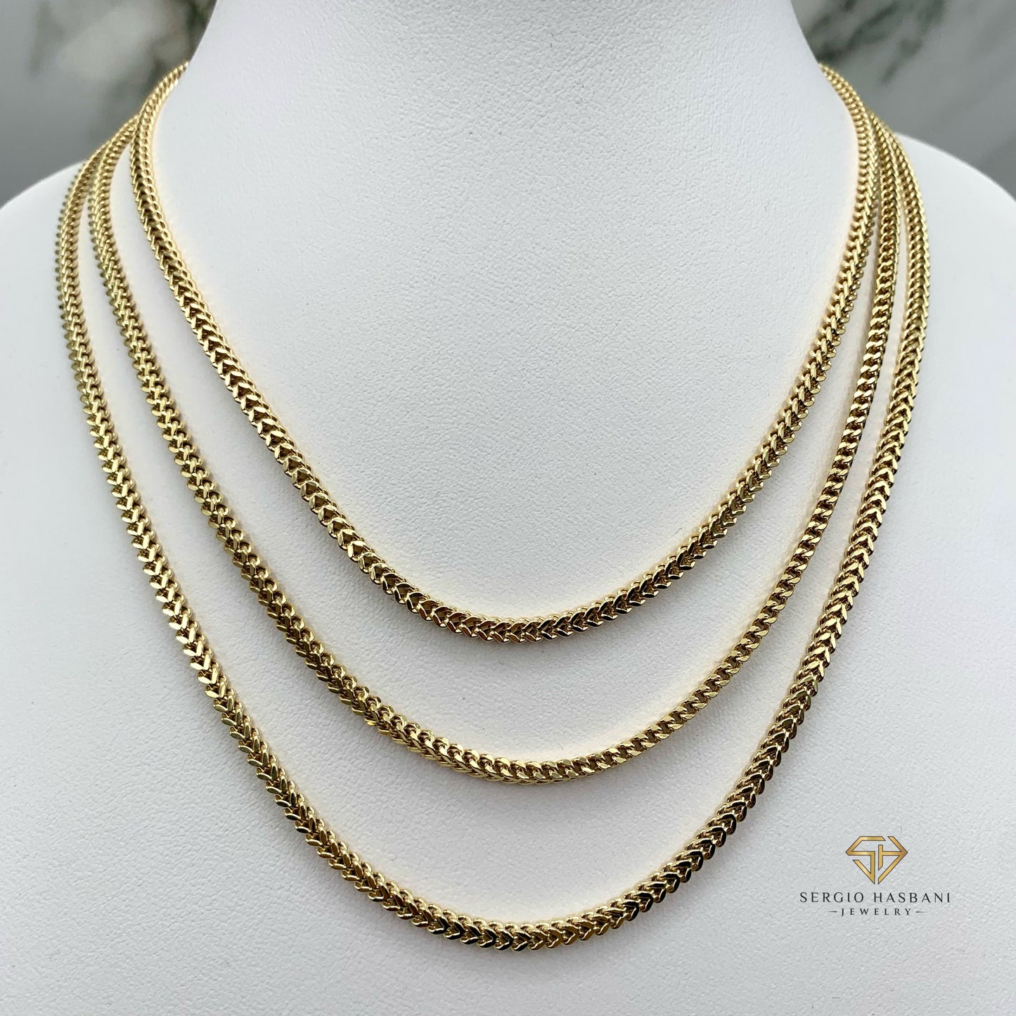 10K 3MM Franco Chain