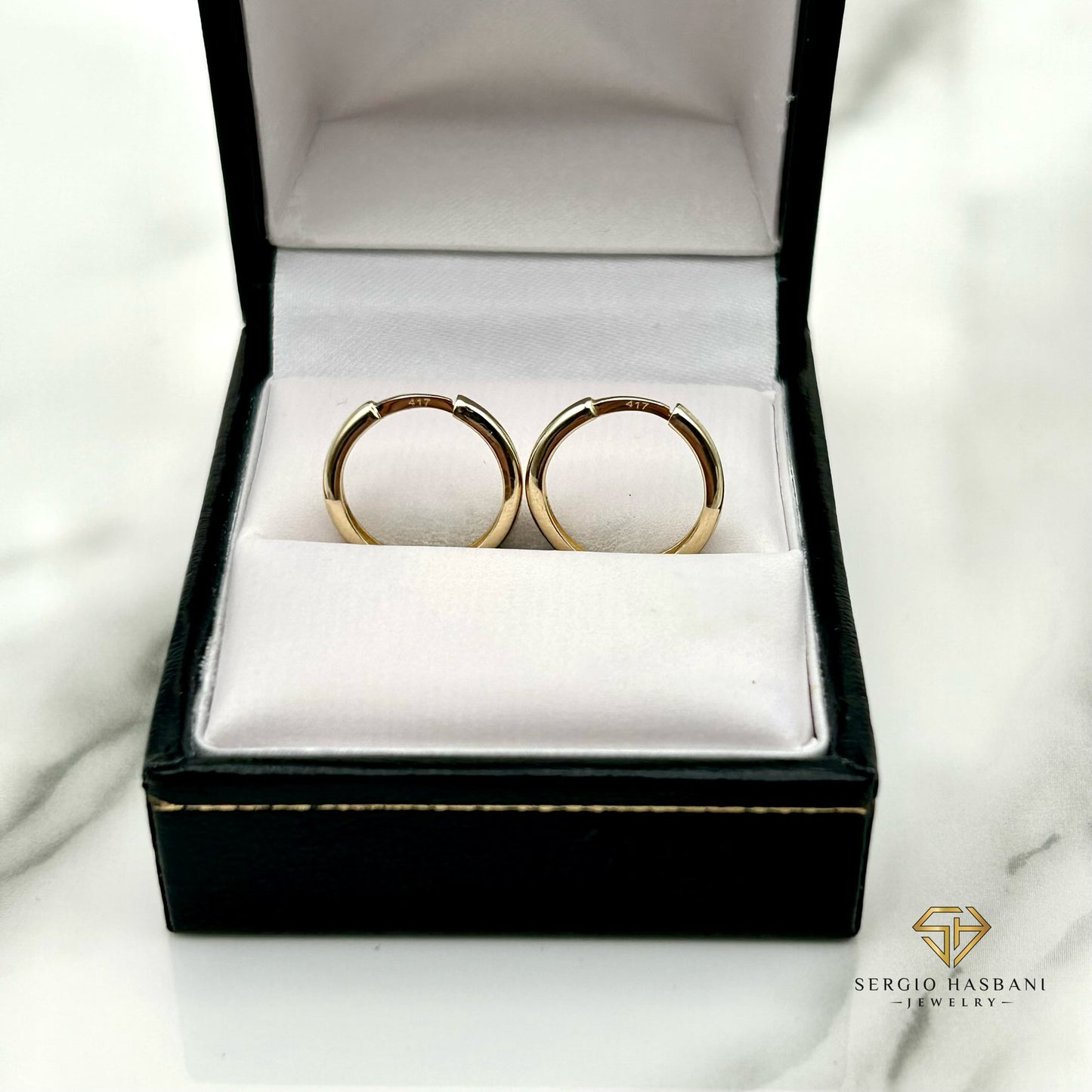 10K 14.5MM Huggies Earrings
