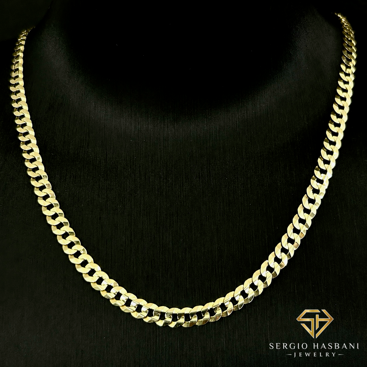 10K 5.2MM Solid Flat Curb Chain