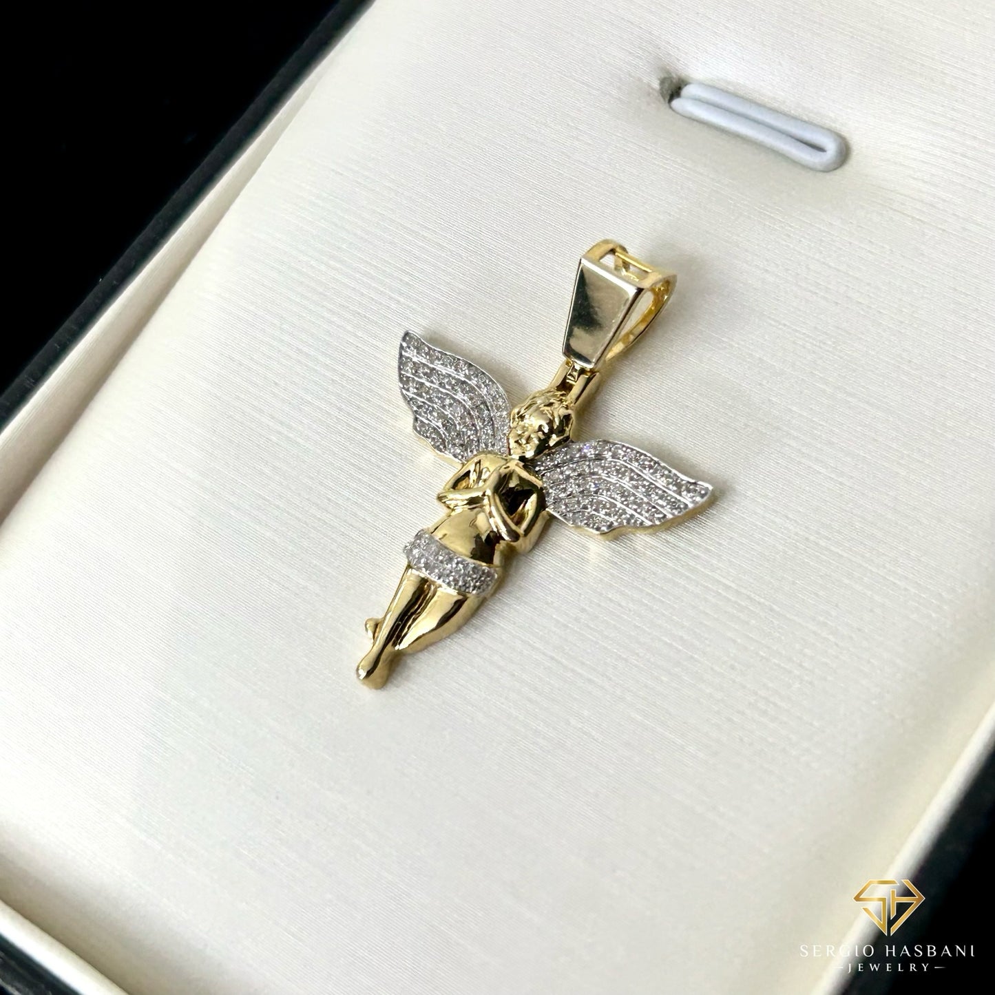 10K ANJELO Diamond Pendant