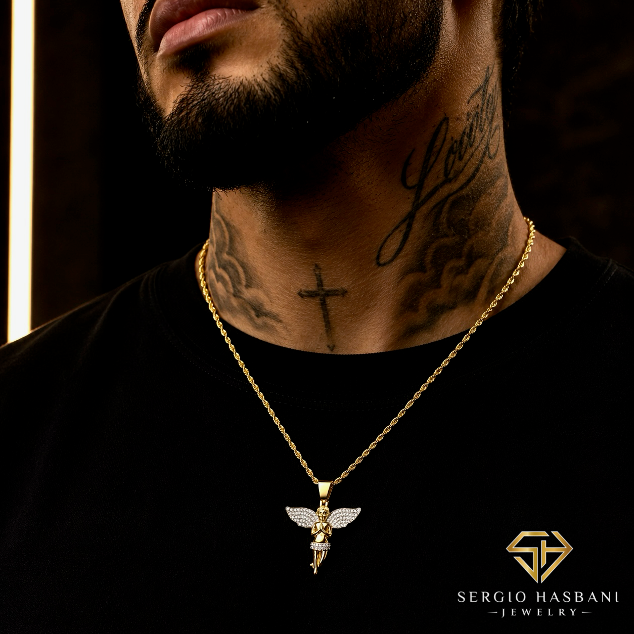 10K ANJELO Diamond Pendant