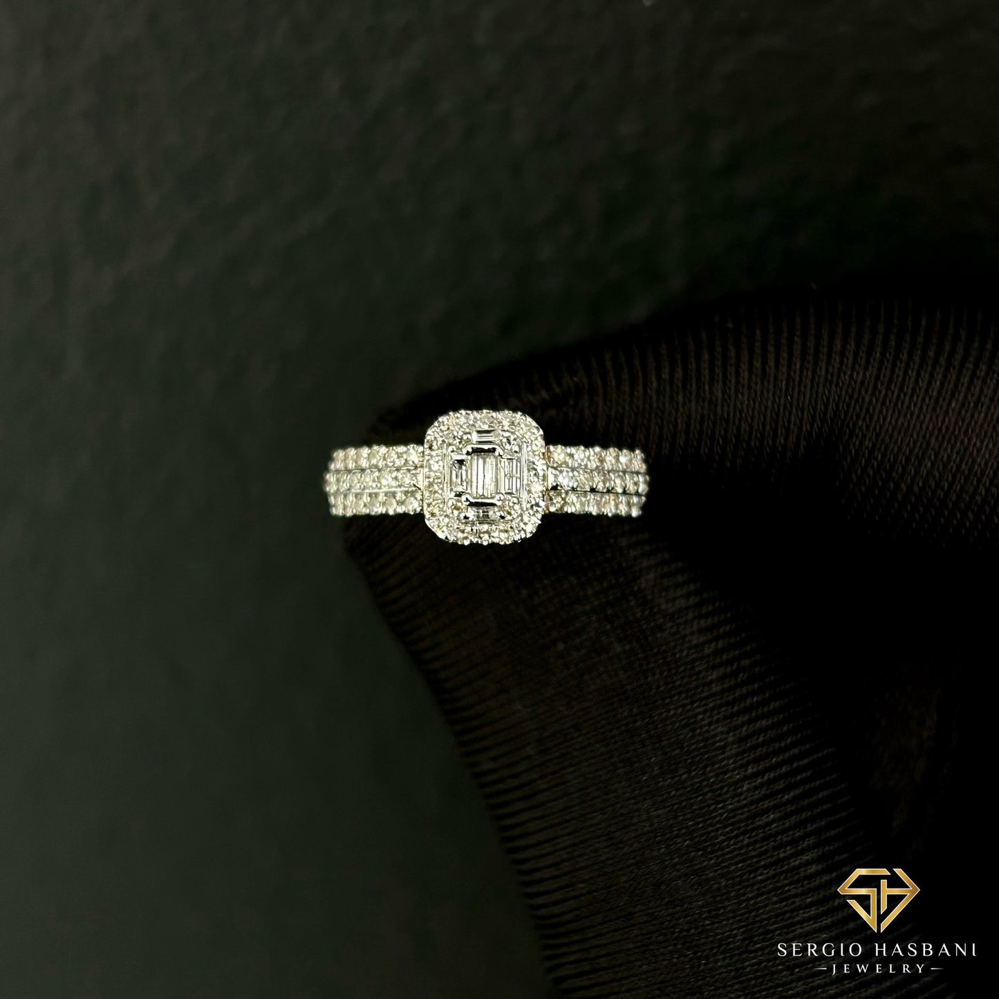 10K BARYA Diamond Ring