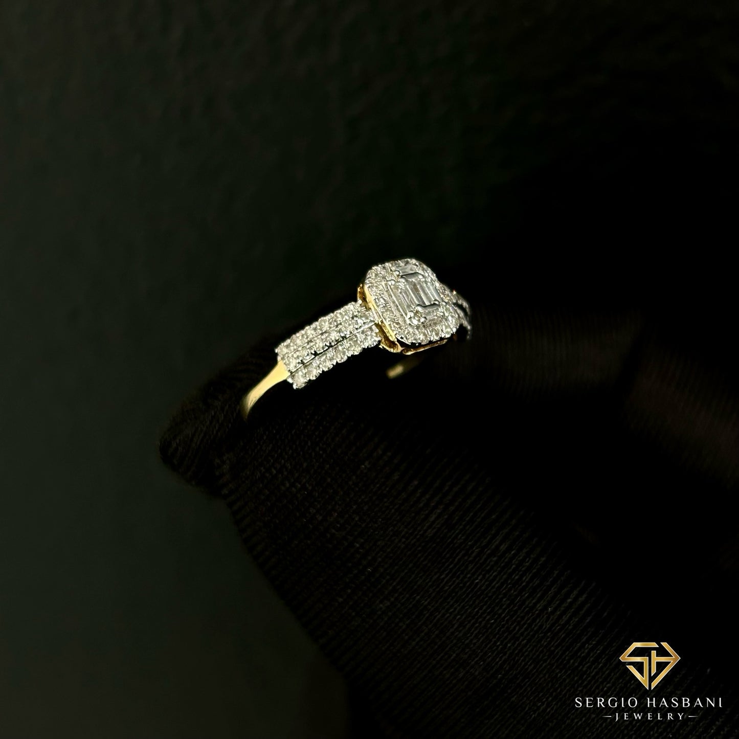 10K BARYA Diamond Ring
