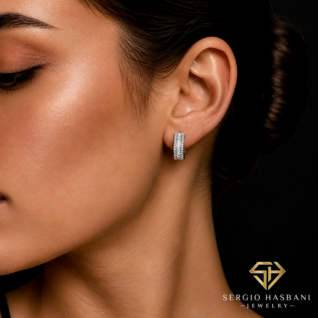 10K BHUGGIES Diamond Earrings
