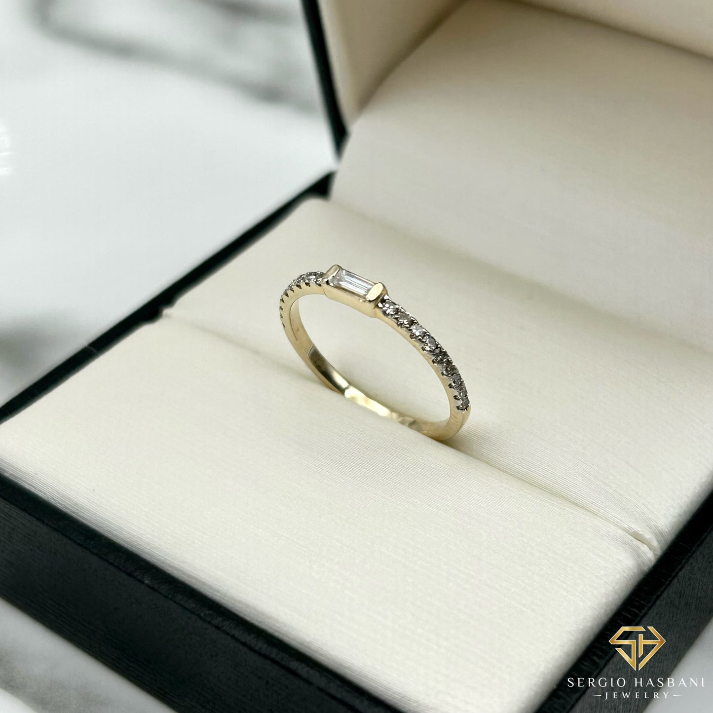 10K BIACI Diamond Ring