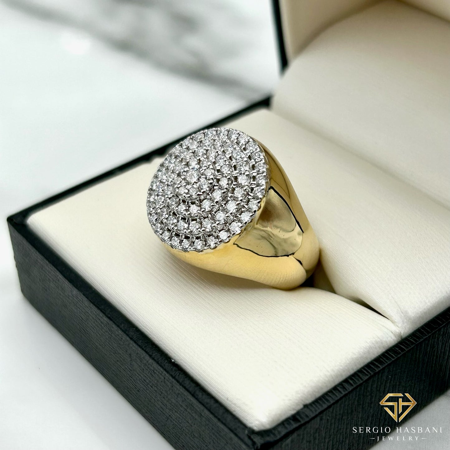 10K CAKE VVS Lab Diamond Ring