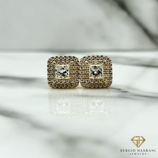 10K CAPCO3 VVS Lab Diamond Earrings