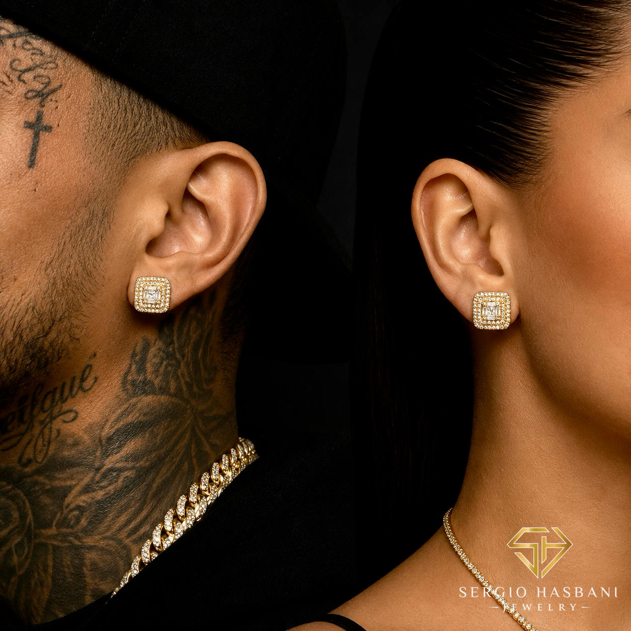 10K CAPCO Diamond Earrings