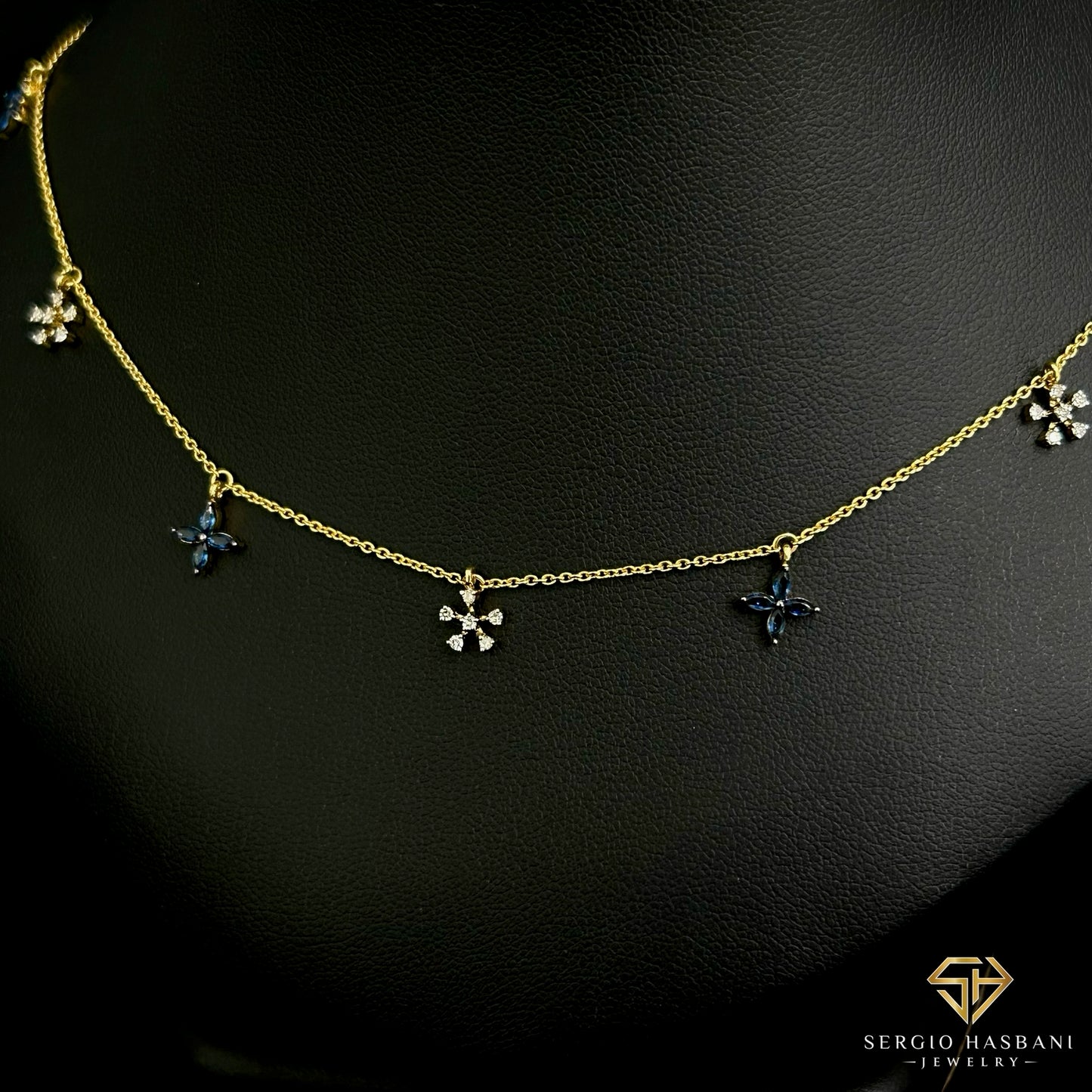 10K CHARMS2 Diamond Necklace