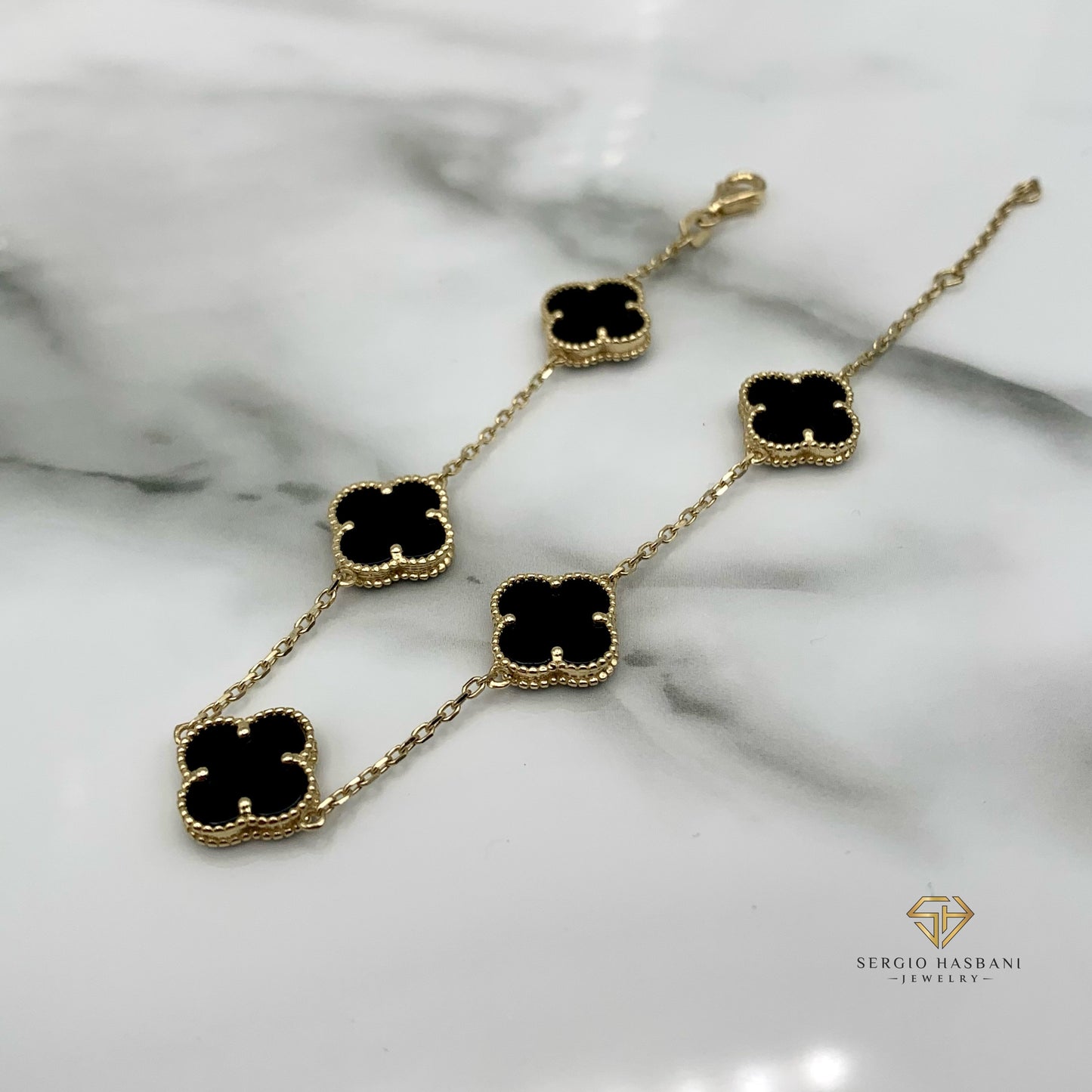 10K CLOVER Bracelet