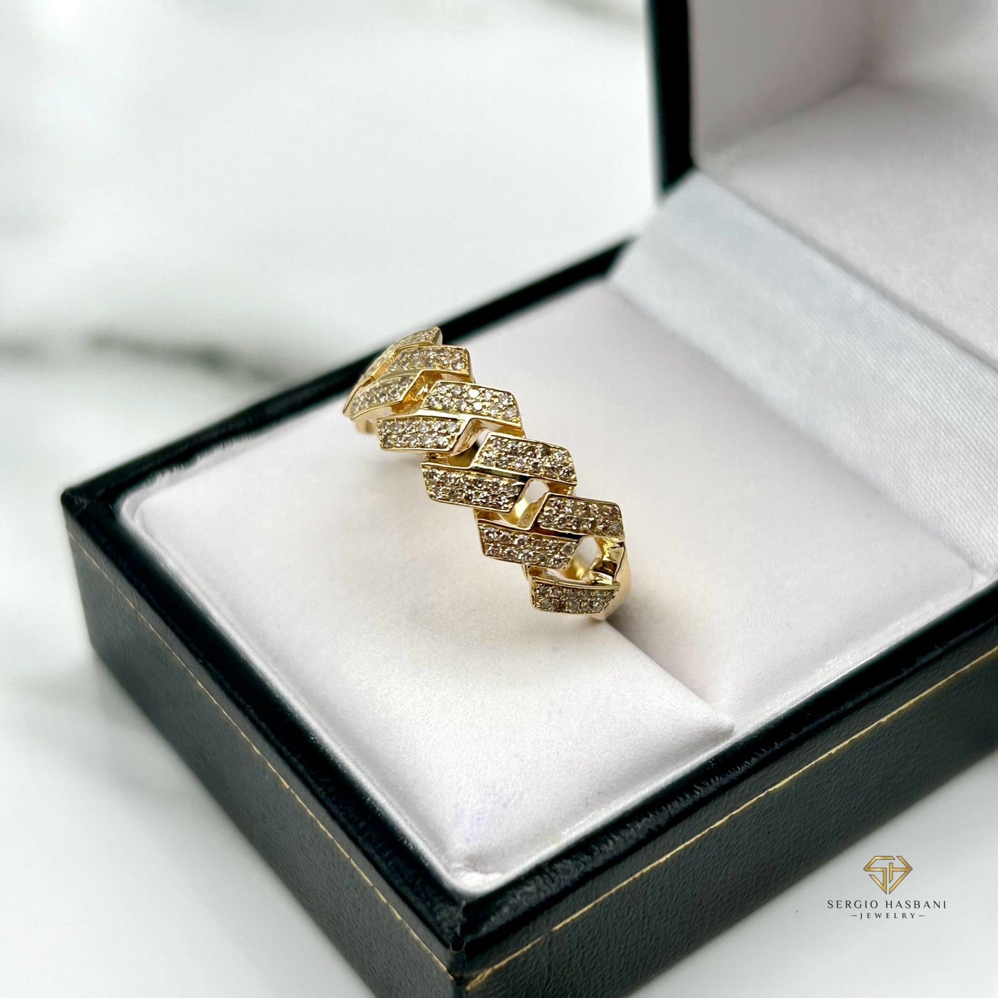 10K CUBBZ Diamond Ring