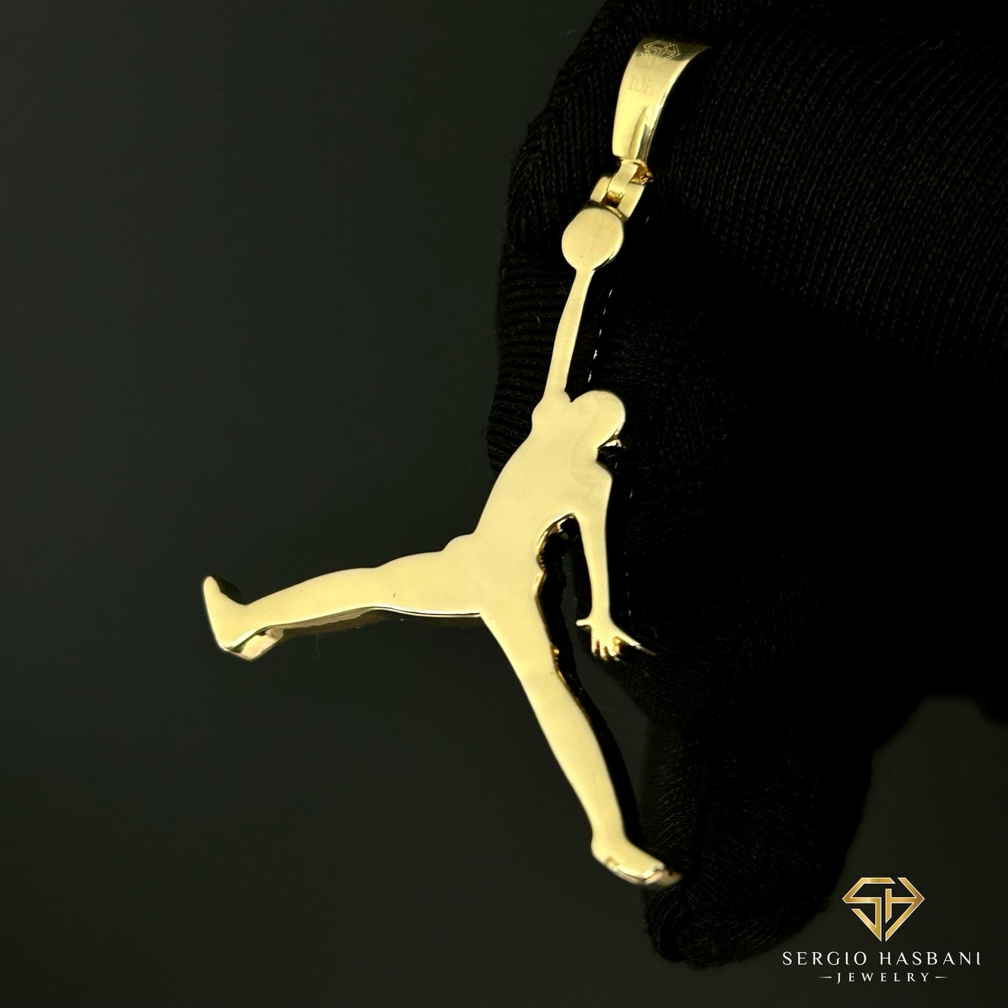 10K DUNK VVS Lab Diamond Pendant