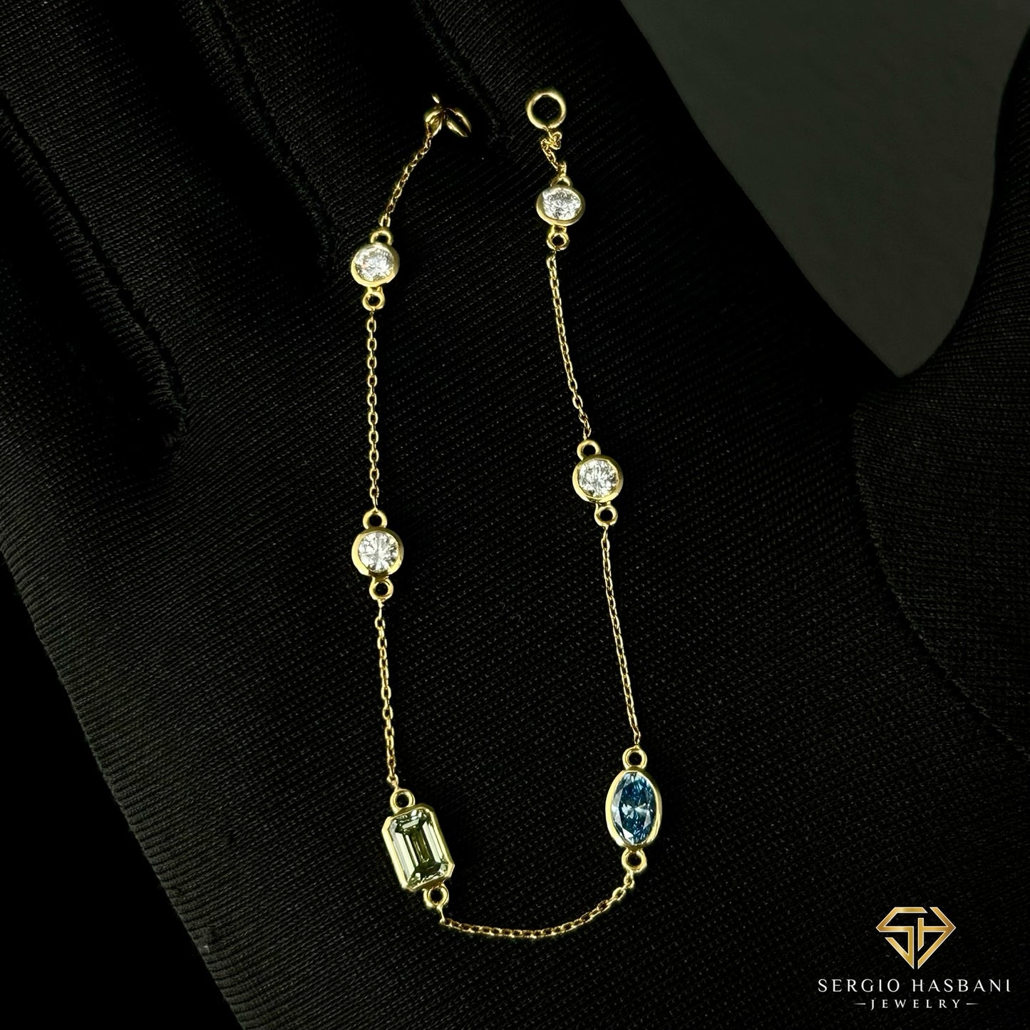14K EMERAZ Diamond Bracelet