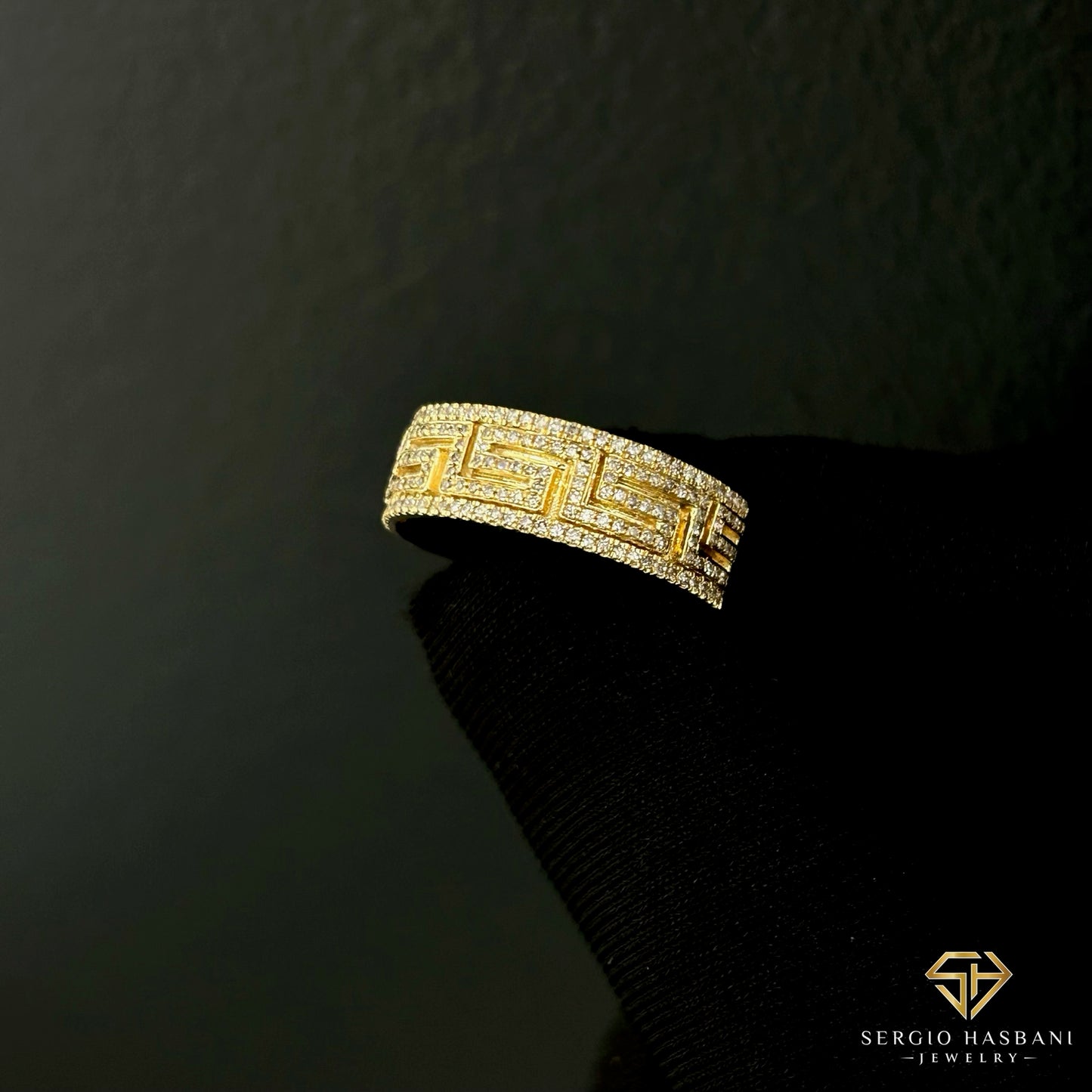 10K G-KEY Diamond Ring