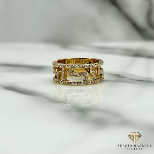 10K G-KIKI VVS Lab Diamond Ring