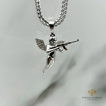 10K GANJEL Diamond Pendant