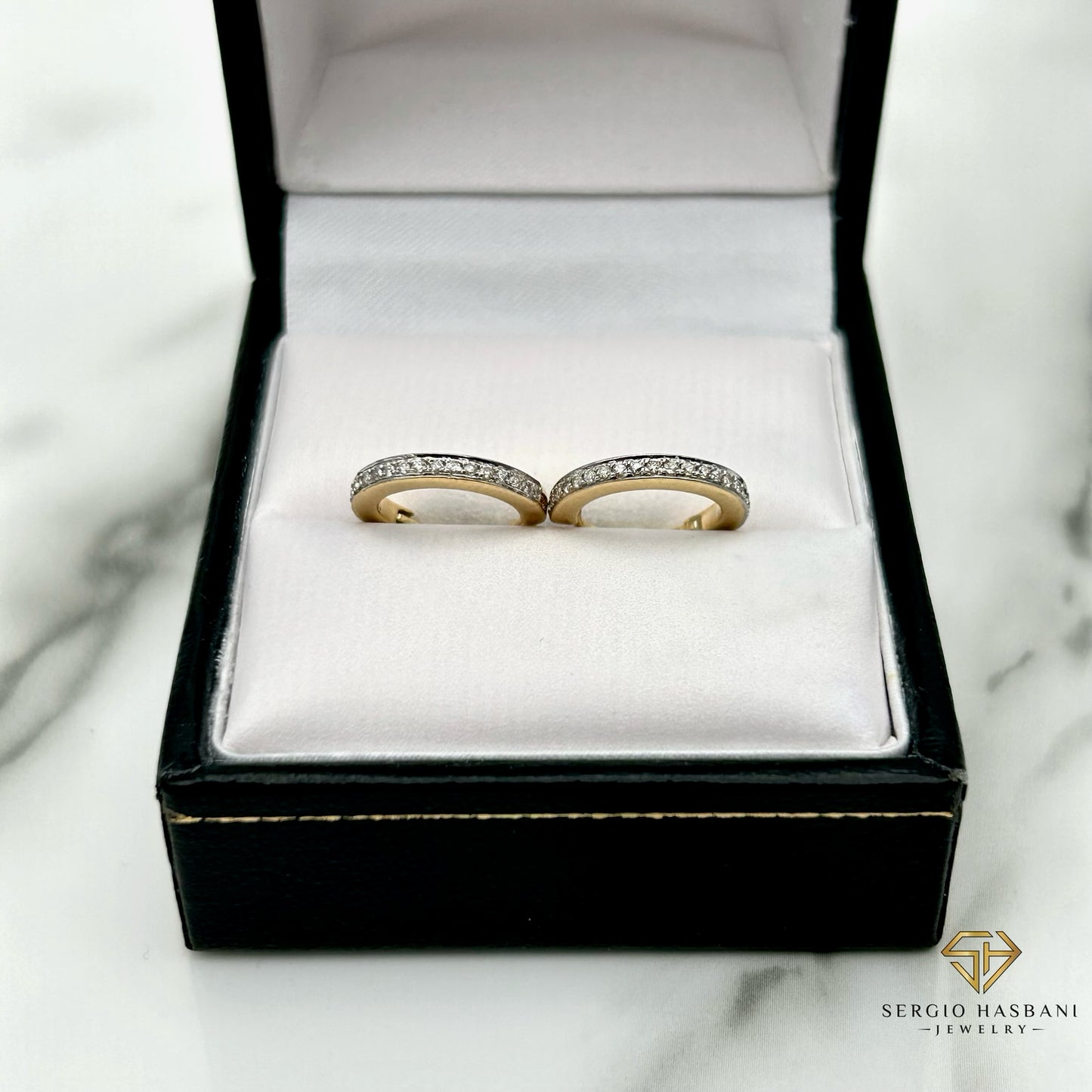 10K HUGGILI Diamond Earrings