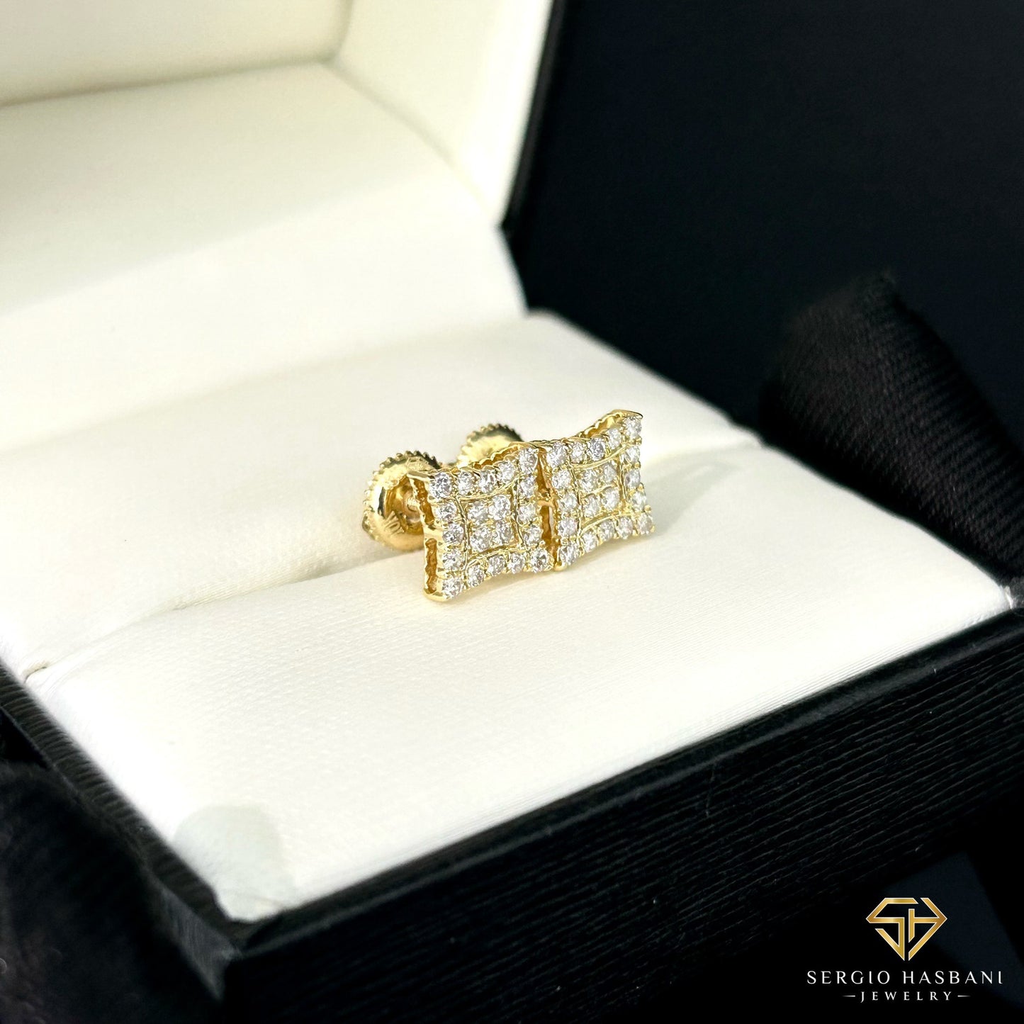 10K KLEIN Diamond Earrings
