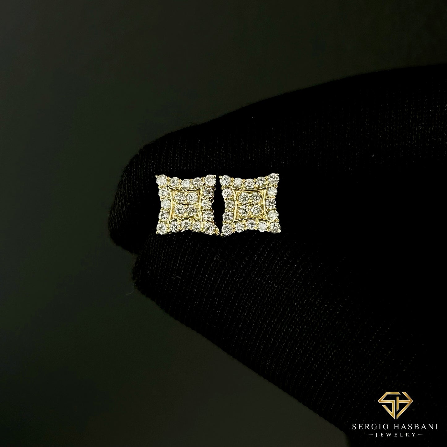 10K KLEIN Diamond Earrings