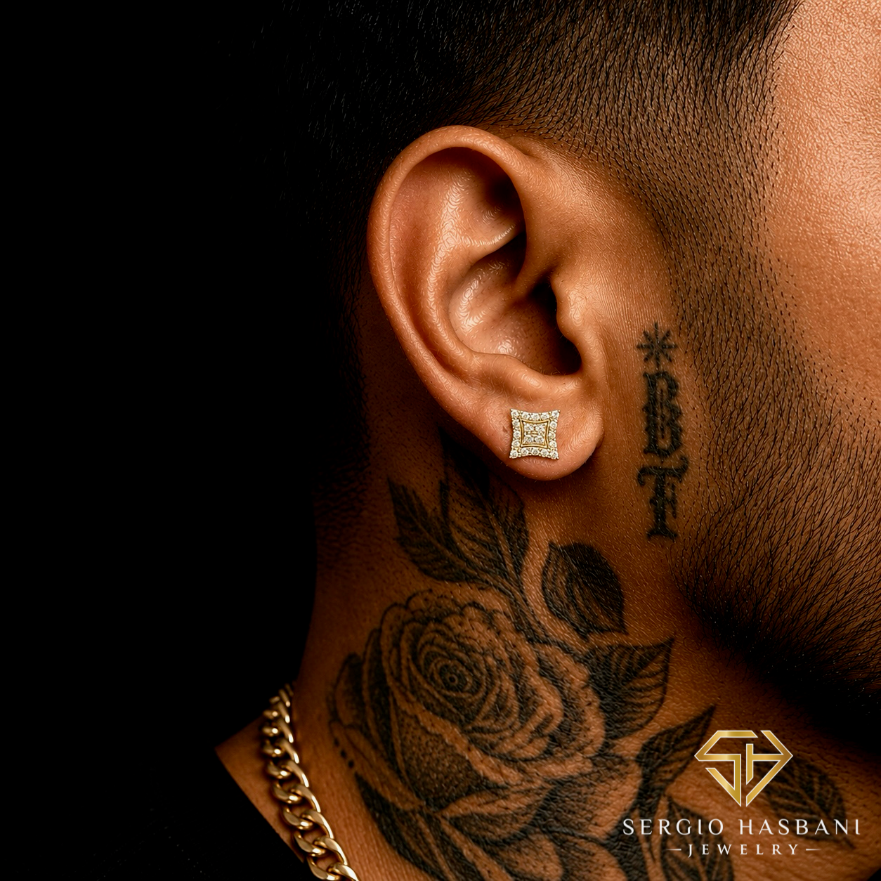 10K KLEIN Diamond Earrings