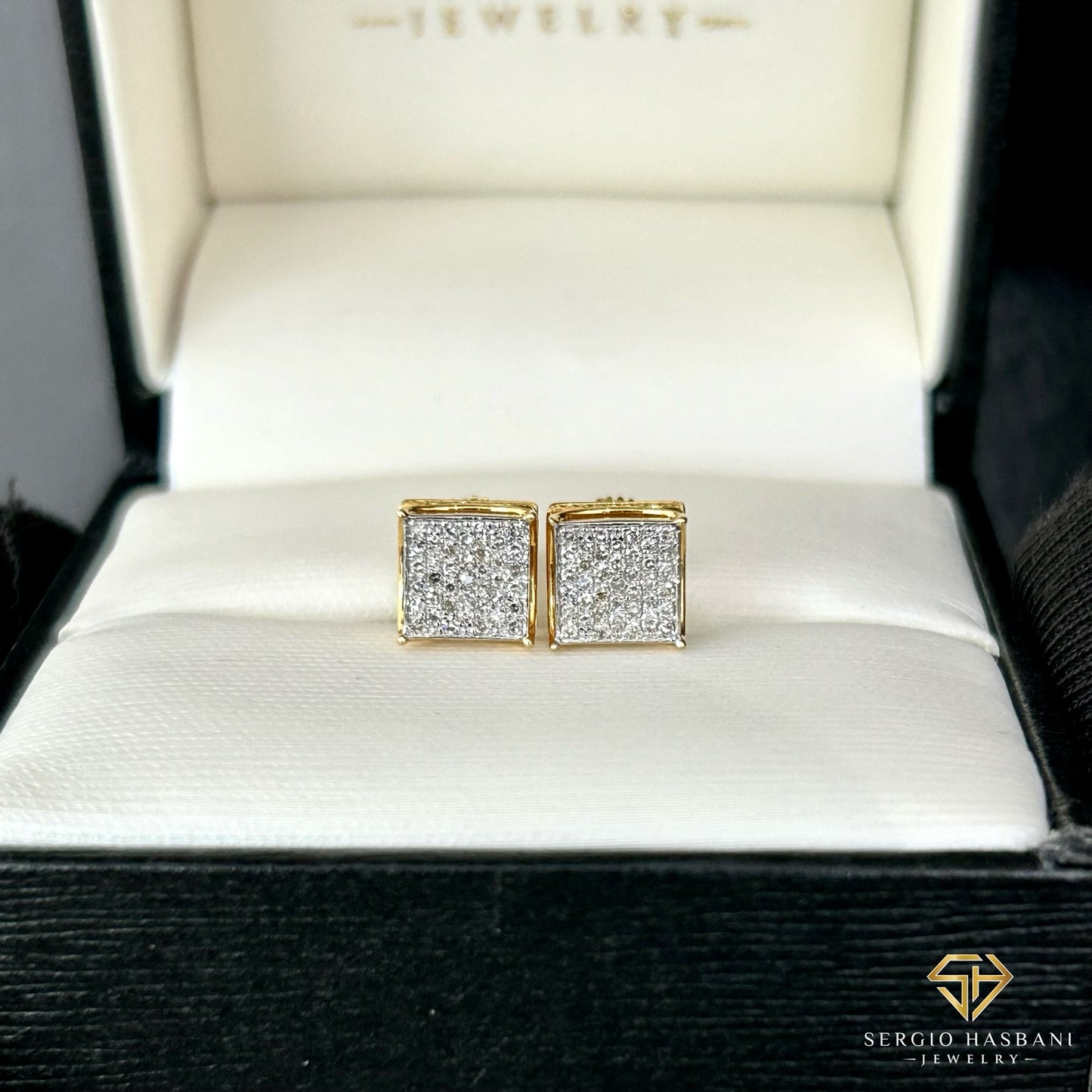 10K KLUBB Diamond Earrings