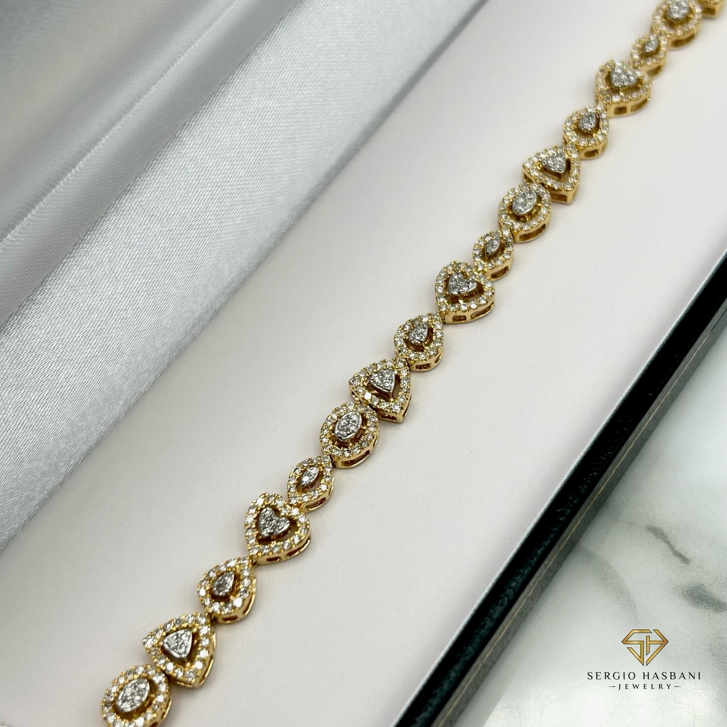 10K LOVMIX Diamond Bracelet