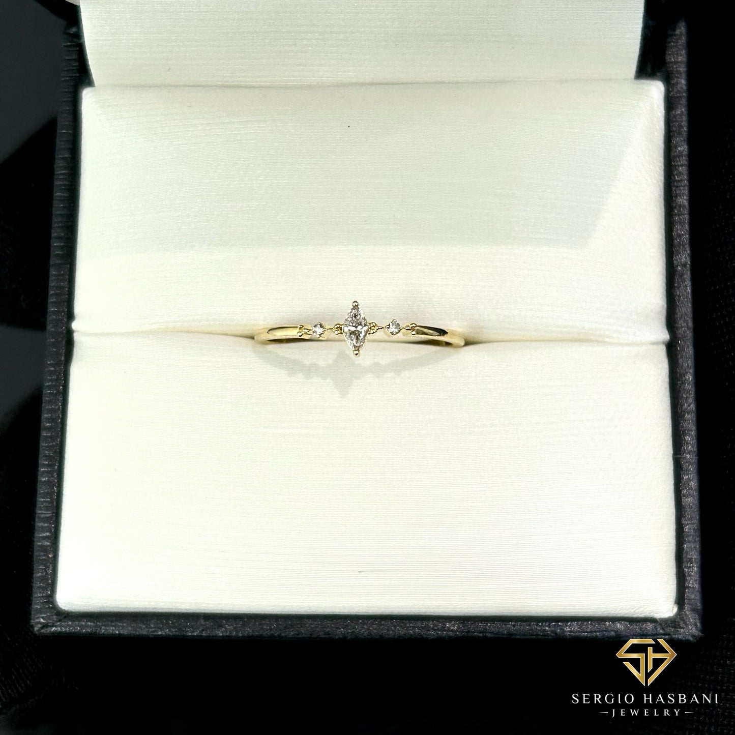 10K MARBELLA Diamond Ring