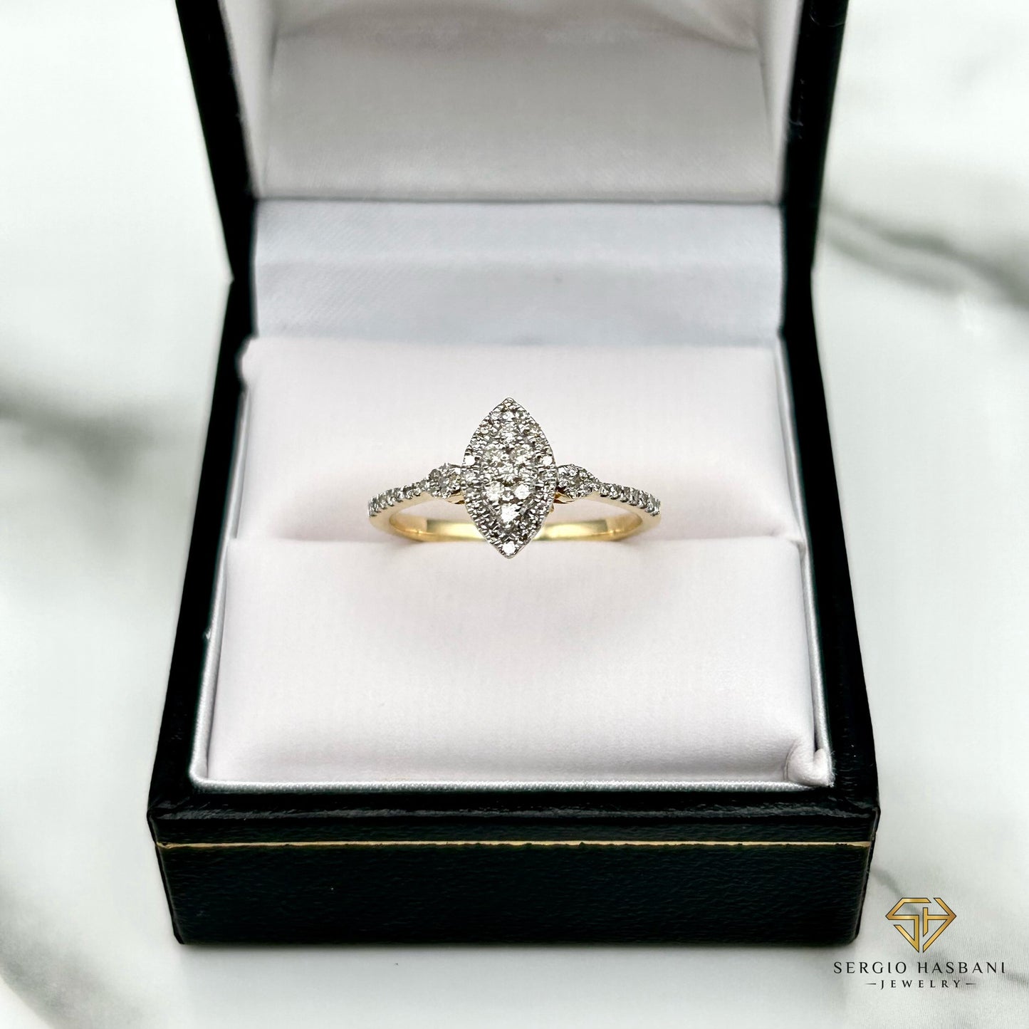 10K MARDONNA Diamond Ring