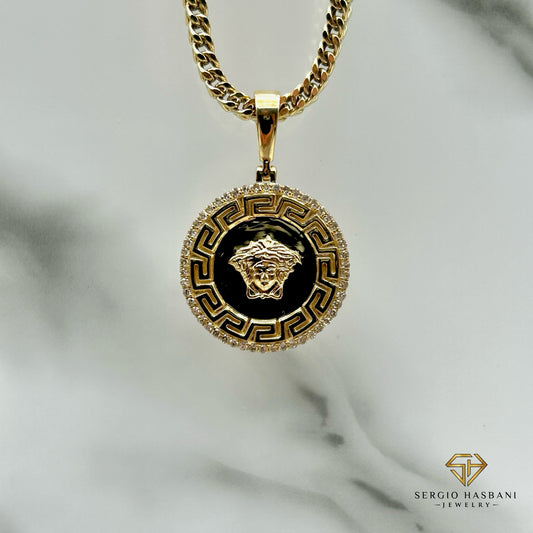 10K MURU Diamond Pendant