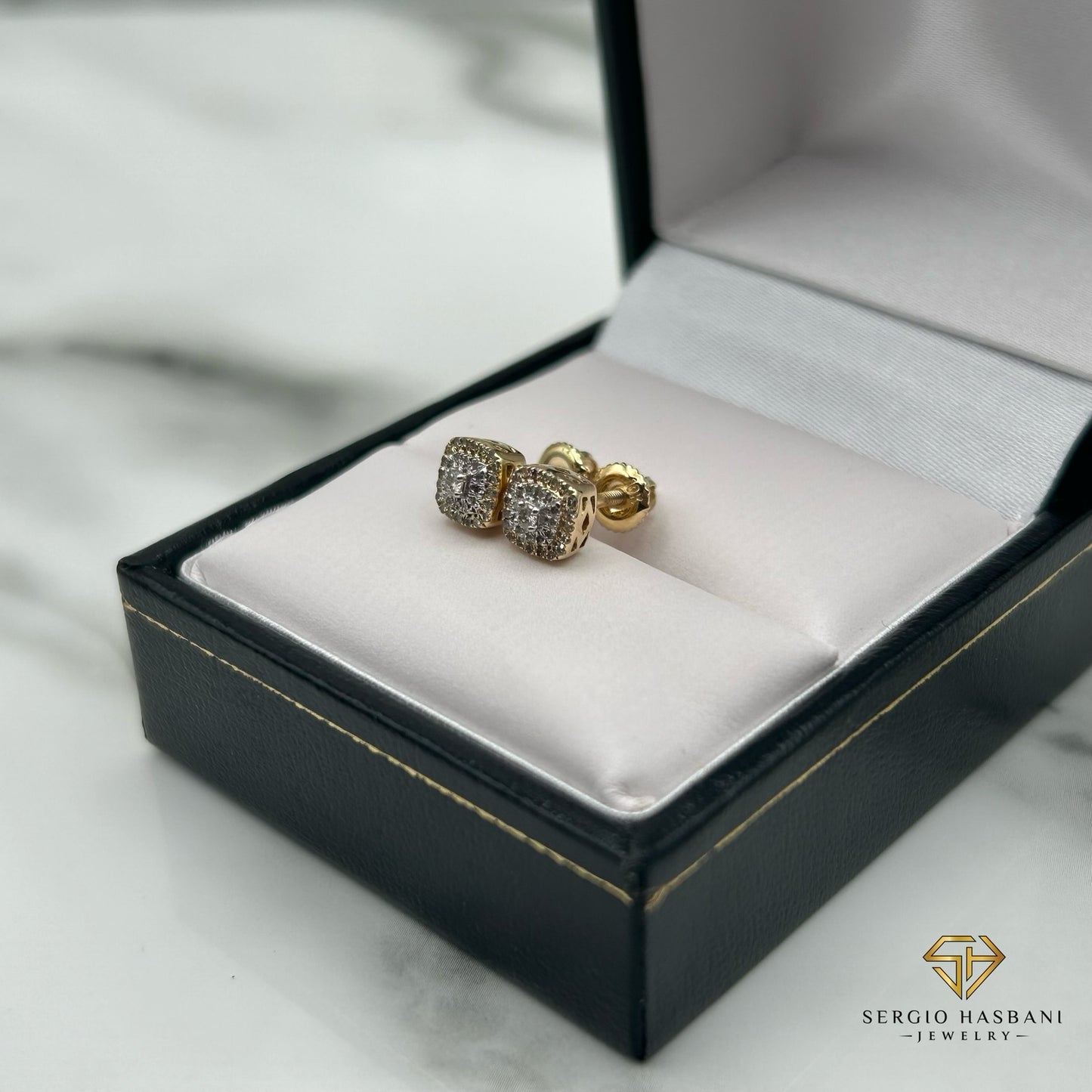 10K MUZE Diamond Earrings