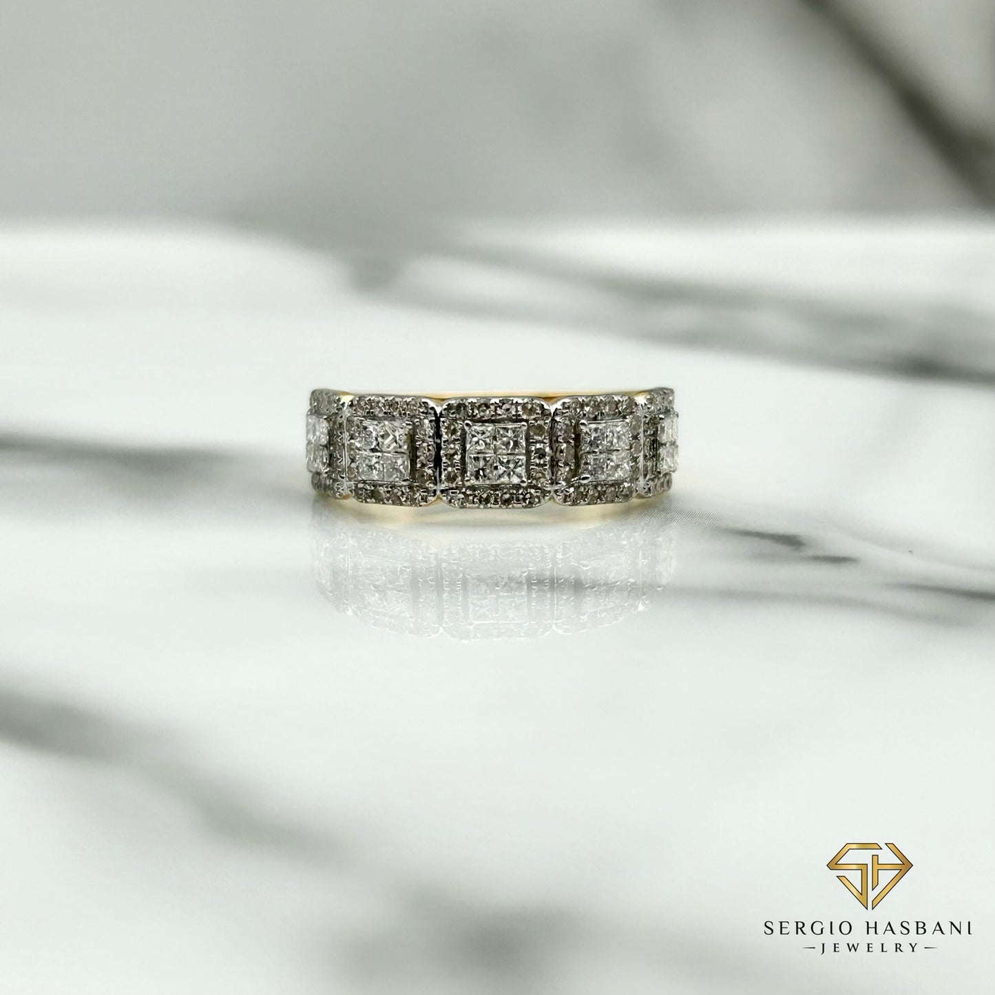 10K PRYNZ Diamond Ring