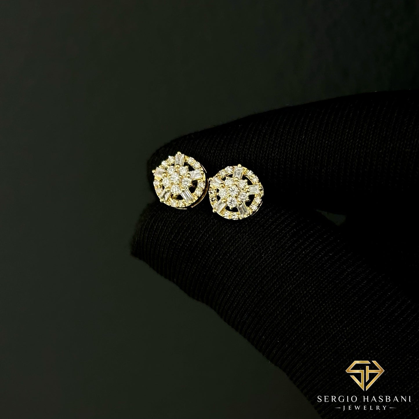 10K RAGNOK Diamond Earrings