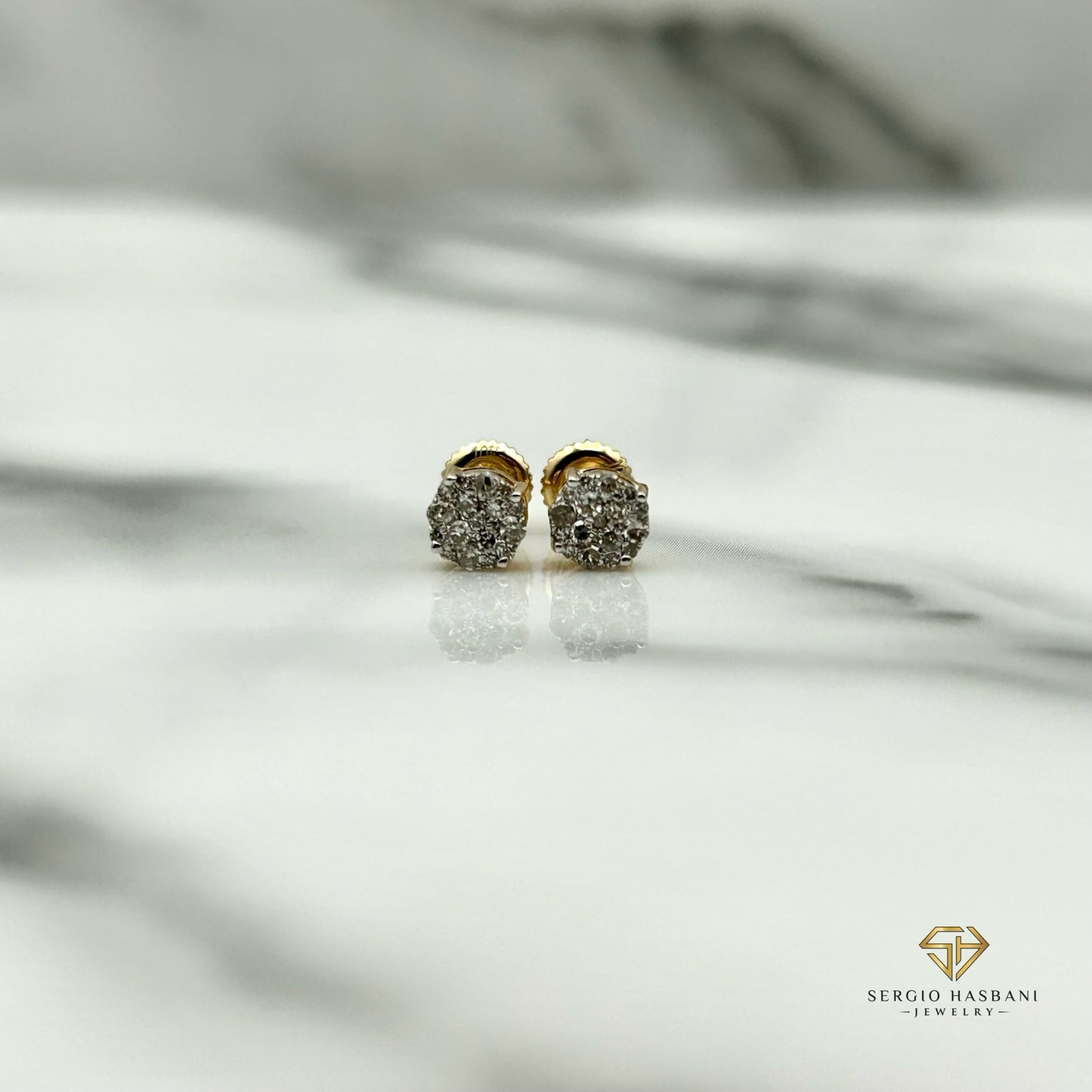 10K RIZO Diamond Earrings