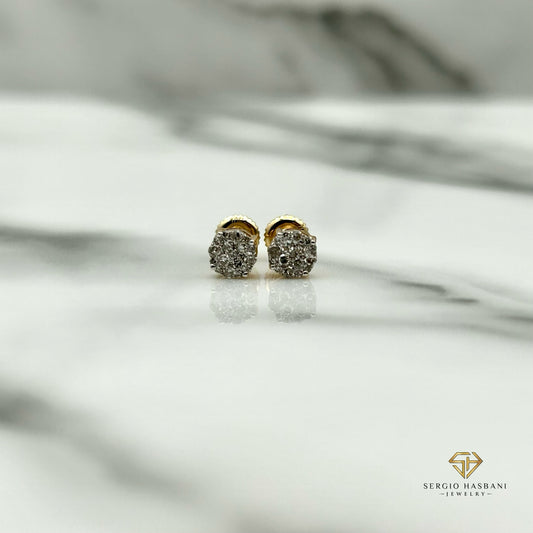 10K RIZO Diamond Earrings