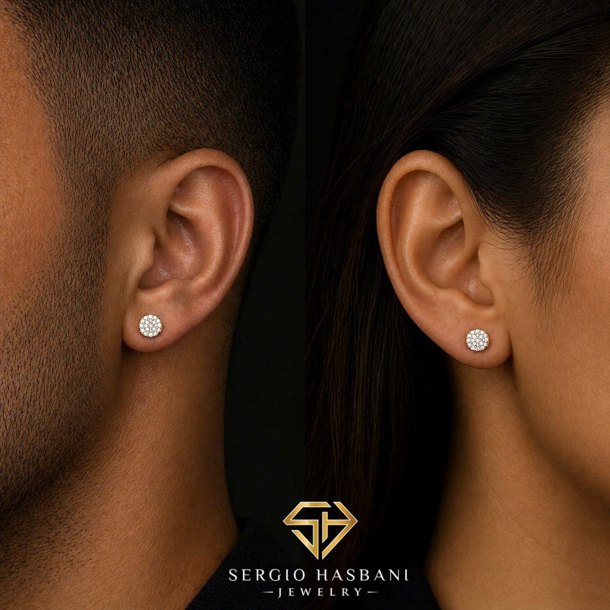 10K RIZO Diamond Earrings