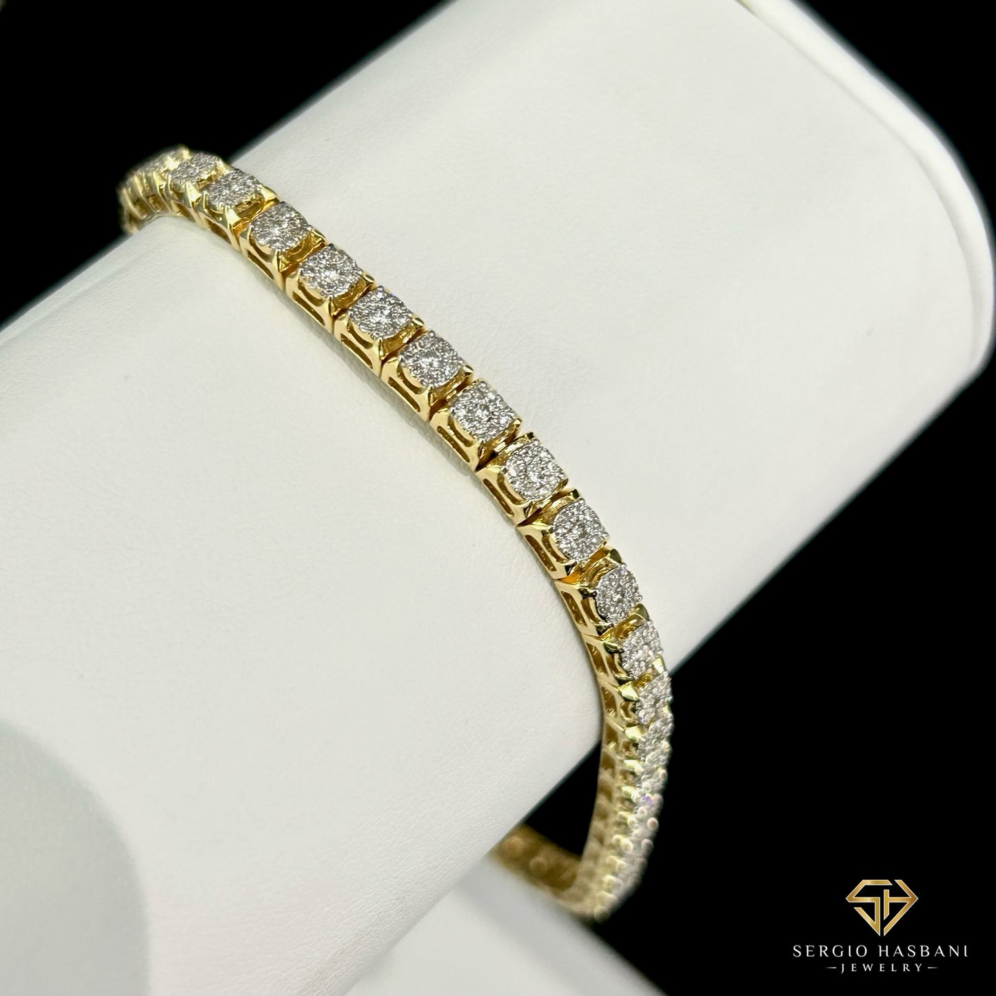 10K ROLIO Diamond Bracelet
