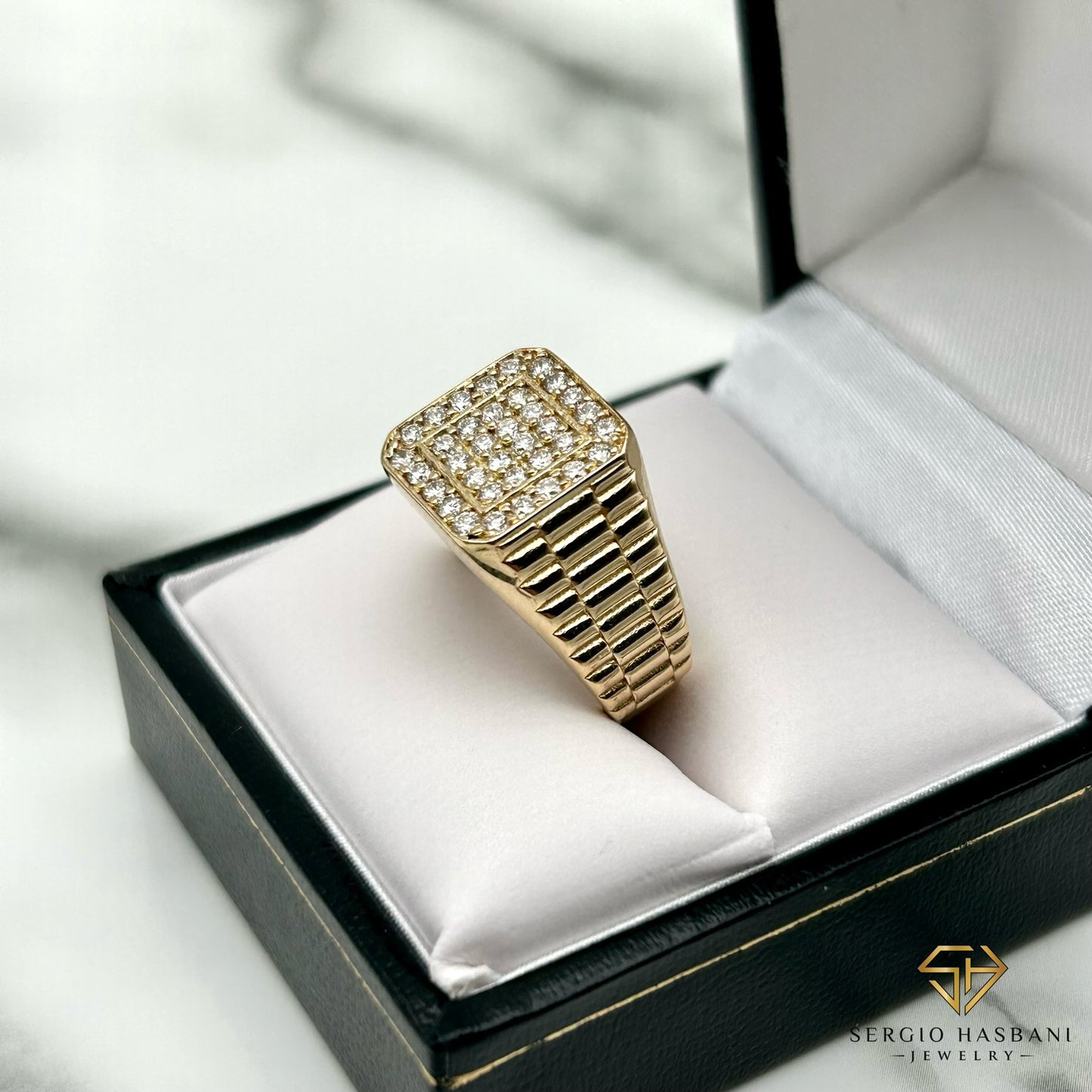 18K ROLLAR VVS Lab Diamond Ring