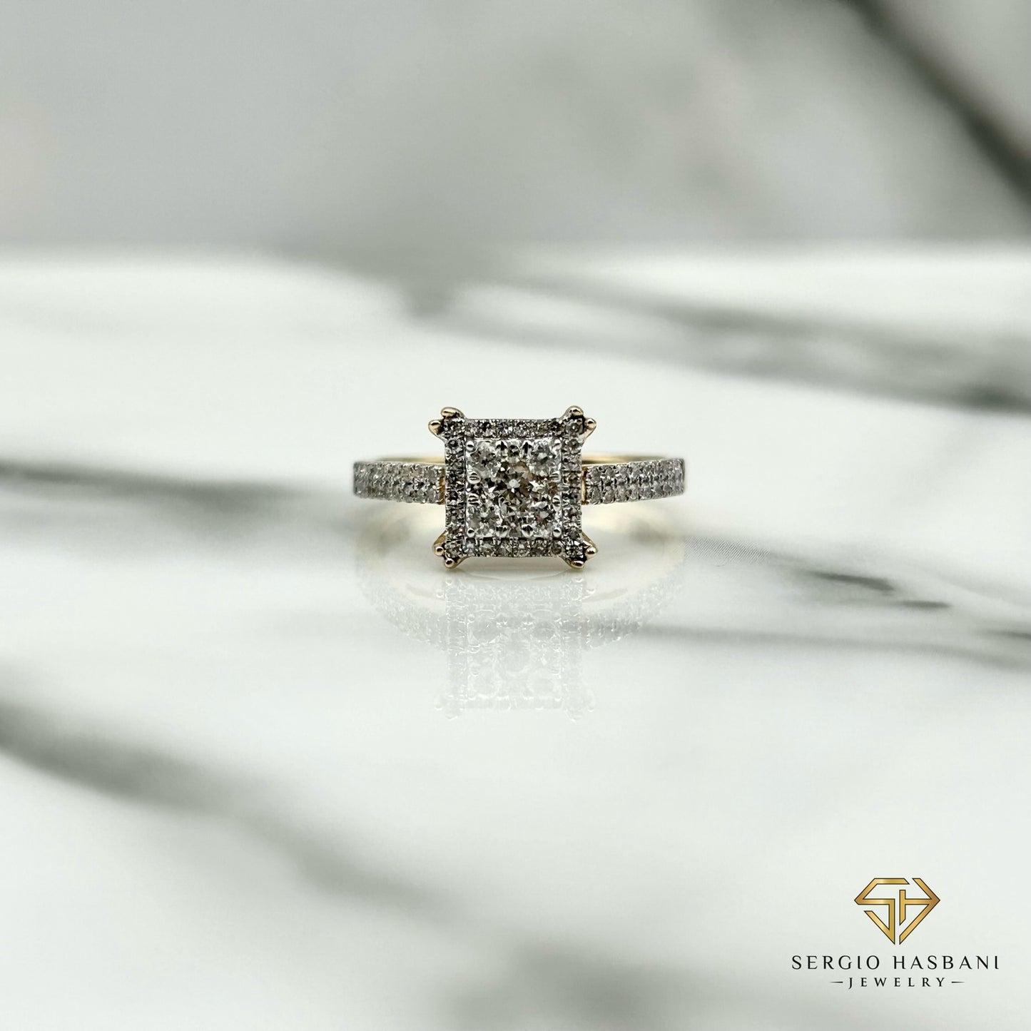 10K SHIKRA Diamond Ring