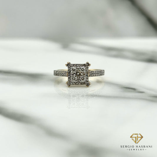 10K SHIKRA Diamond Ring