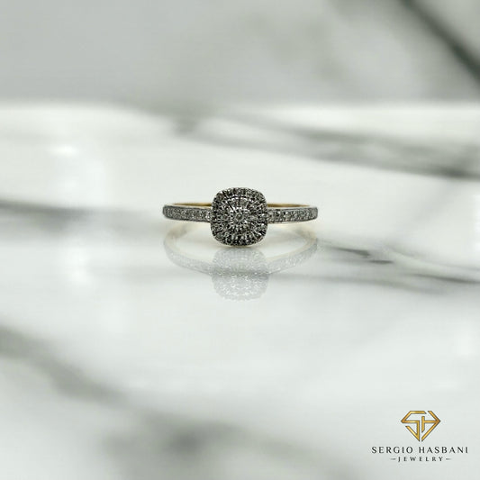 10K SHILI Diamond Ring