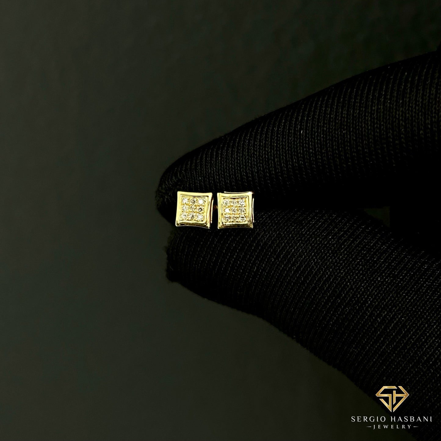 10K SKRILLY Diamond Earrings