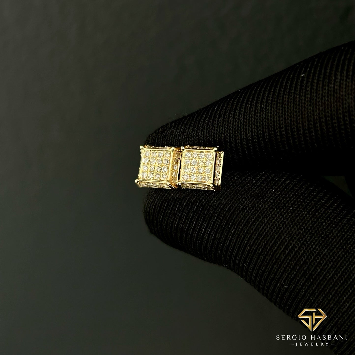 10K SKRILL Diamond Earrings