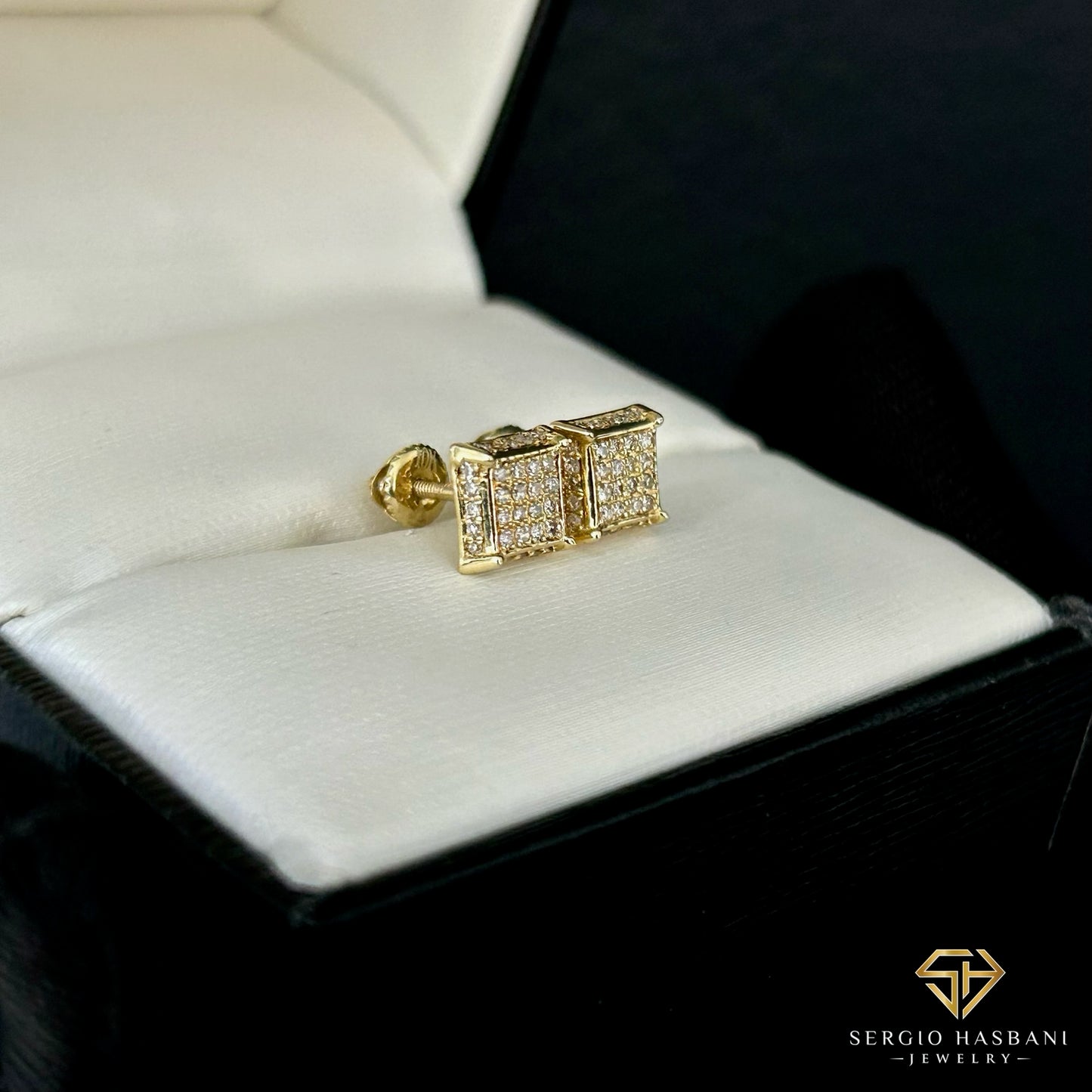 10K SKRILL Diamond Earrings