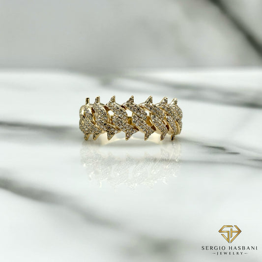 10K SPYKE2 Diamond Ring