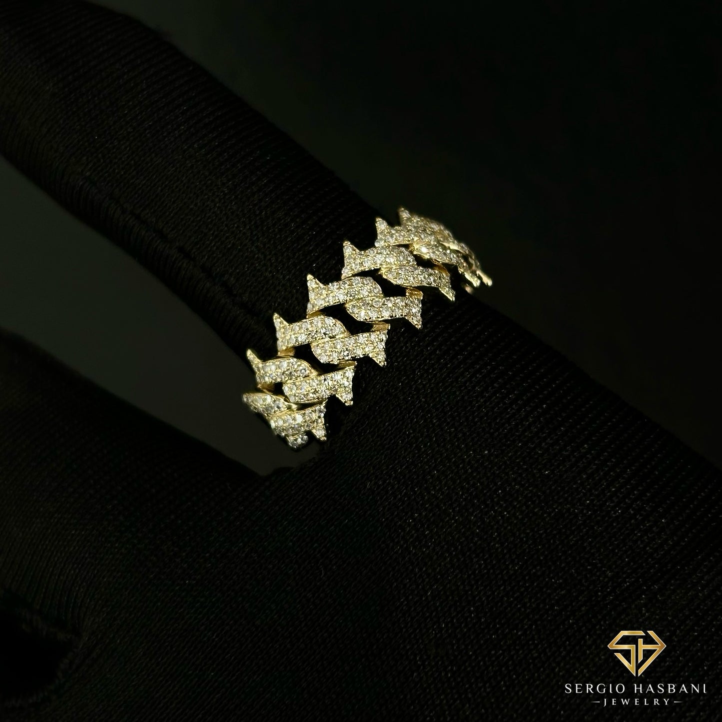 10K SPYKE2 Diamond Ring