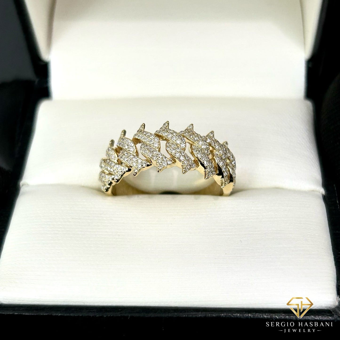 10K SPYKE2 Diamond Ring