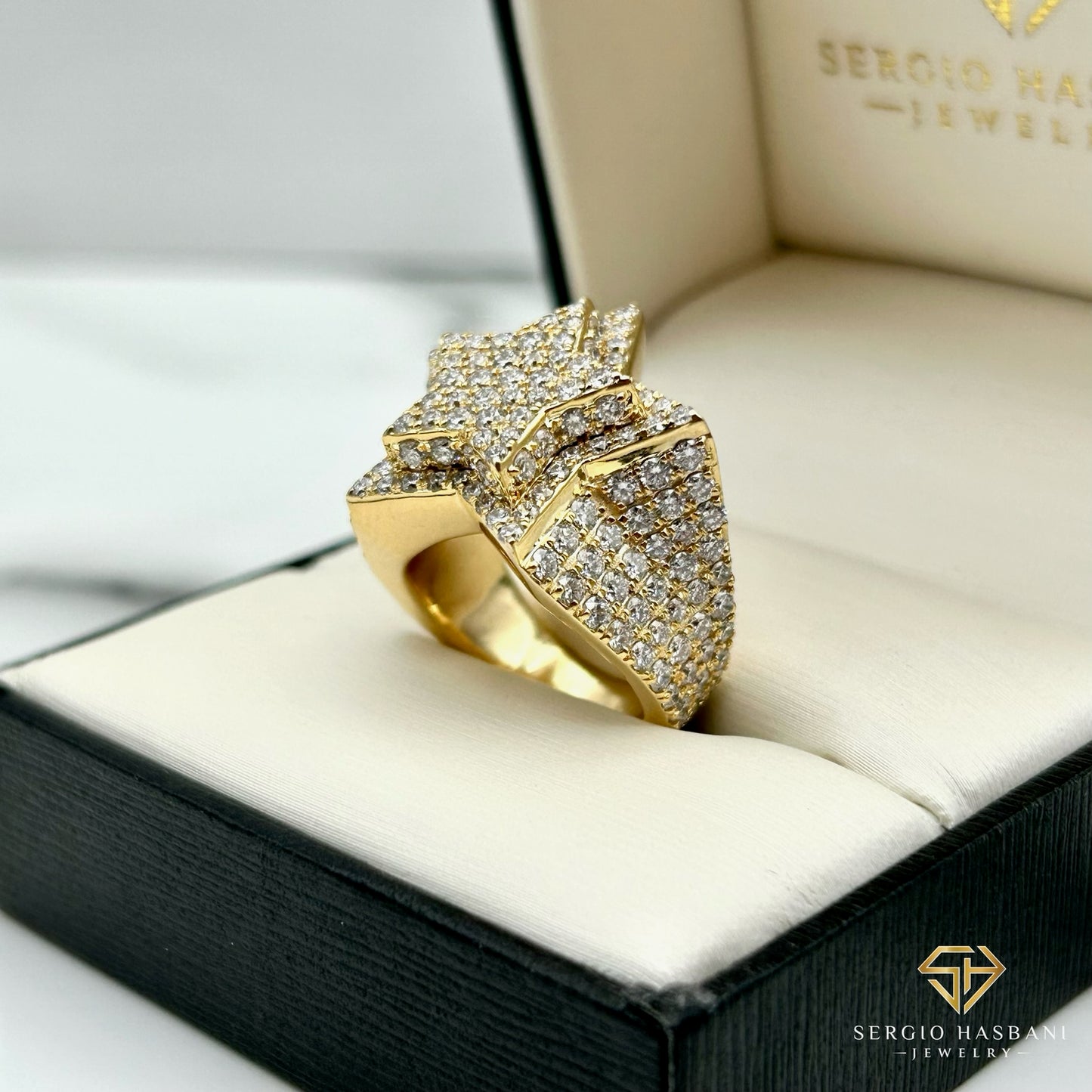 10K STAR VVS Lab Diamond Ring