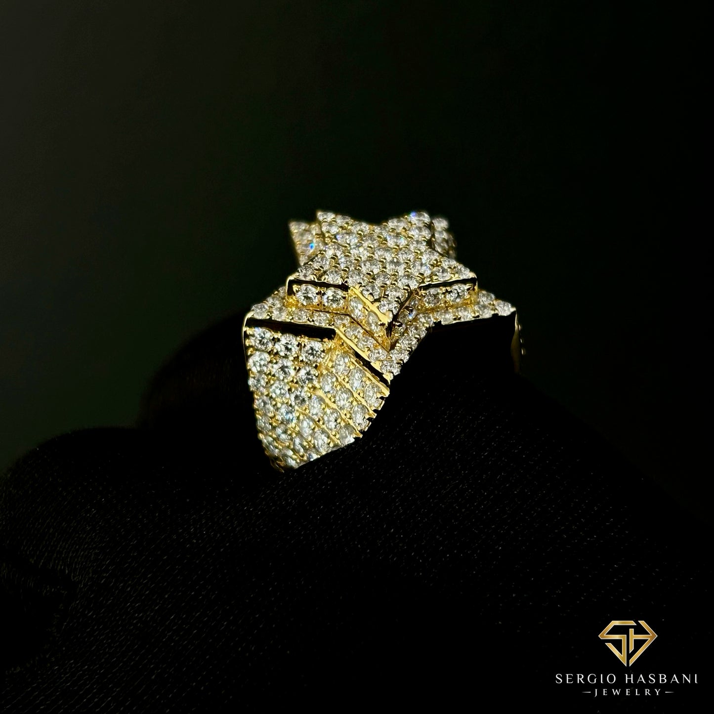10K STAR VVS Lab Diamond Ring