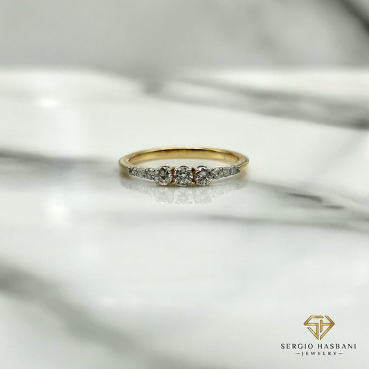 10K TRESA Diamond Ring