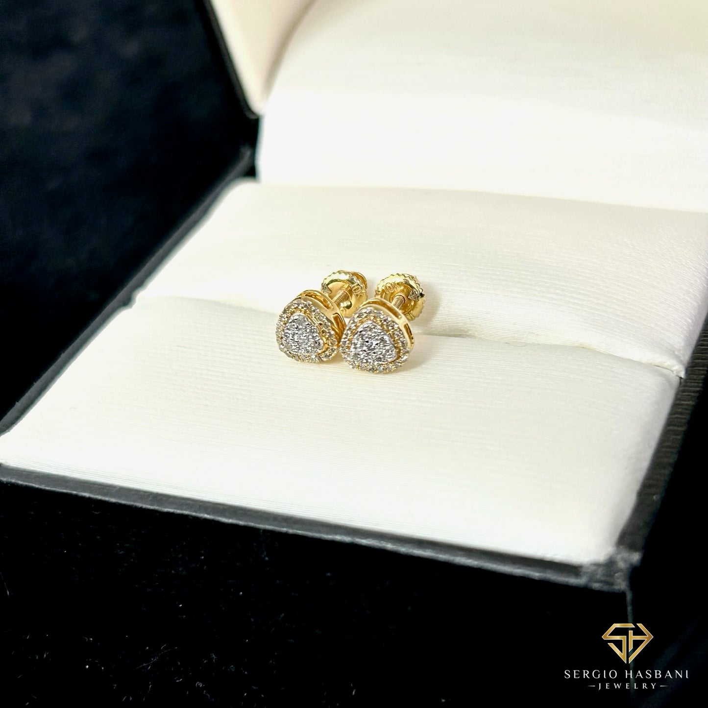 10K TRILLI Diamond Earrings
